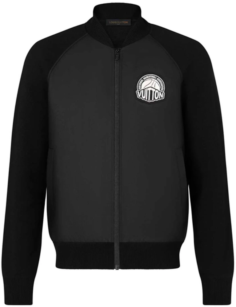 Louis Vuitton x NBA Leather Hybrid Jacket Black Men's - FW21 - US