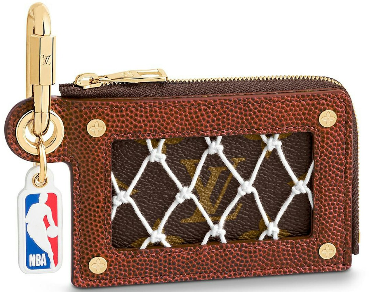 Louis Vuitton x NBA Legacy Net Zippy Card Holder Black/Brown in with Gold-tone