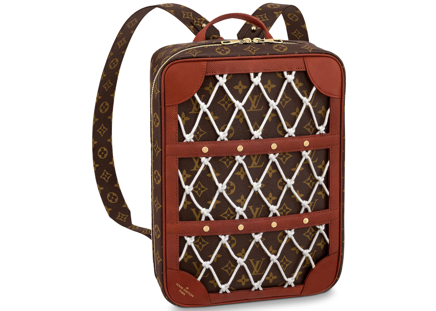 Louis Vuitton x NBA Legacy Shoes Box Backpack Monogram Brown in