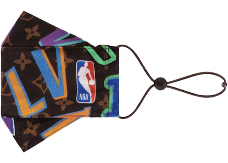 LOUIS VUITTON モノグラム NBA レターズセット マスク 巾着袋 - 小物