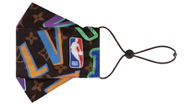 Louis Vuitton x NBA Letters Mask Cover & Bandana Set Monogram Brown
