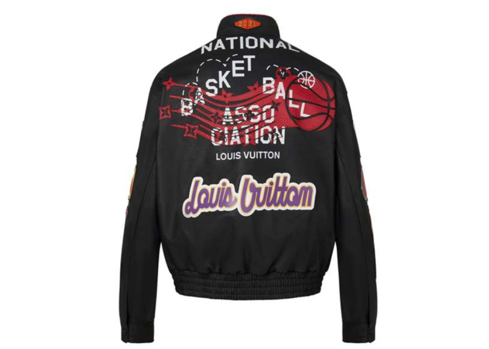 Louis Vuitton x NBA Logos Leather Hero Jacket Black メンズ - FW21 - JP