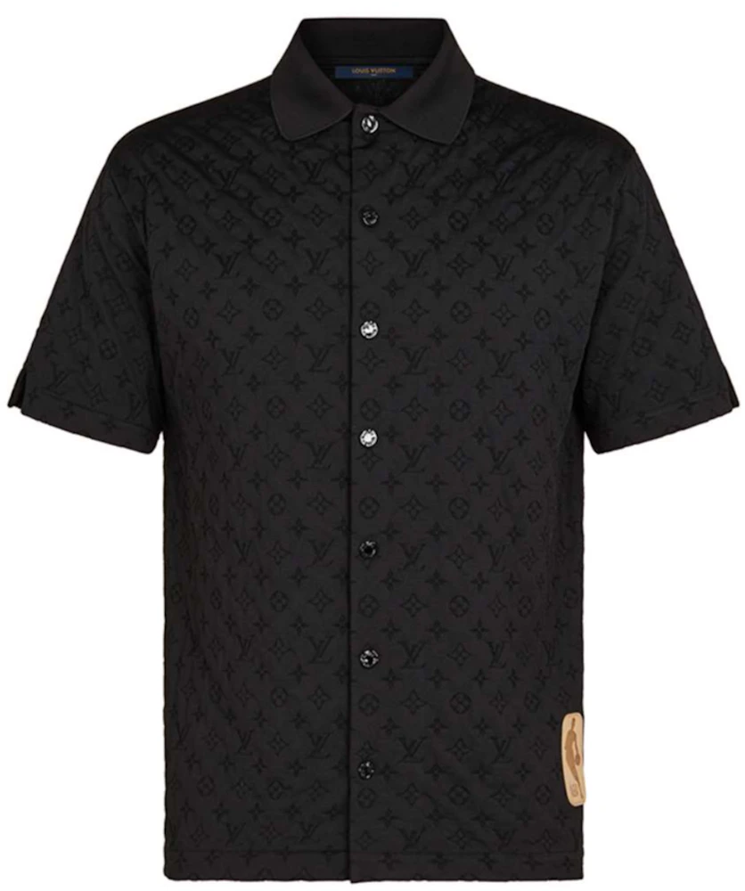 Louis Vuitton x NBA Monogram Buttoned Shirt Black Men's - FW21 - GB