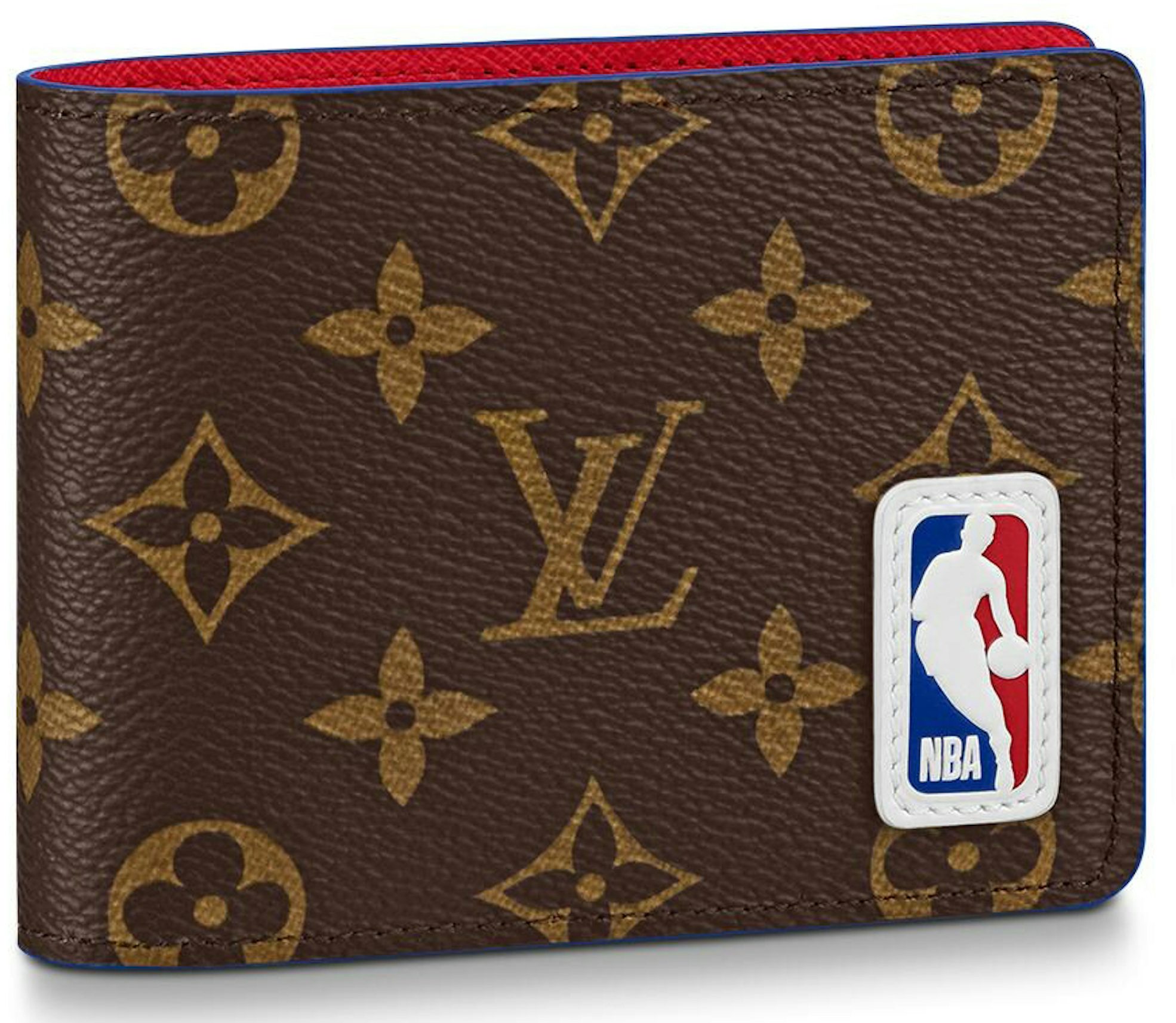 Louis Vuitton Multiple Wallet Monogram Antartica in Taiga Leather/Coated  Canvas with Silver-tone - US