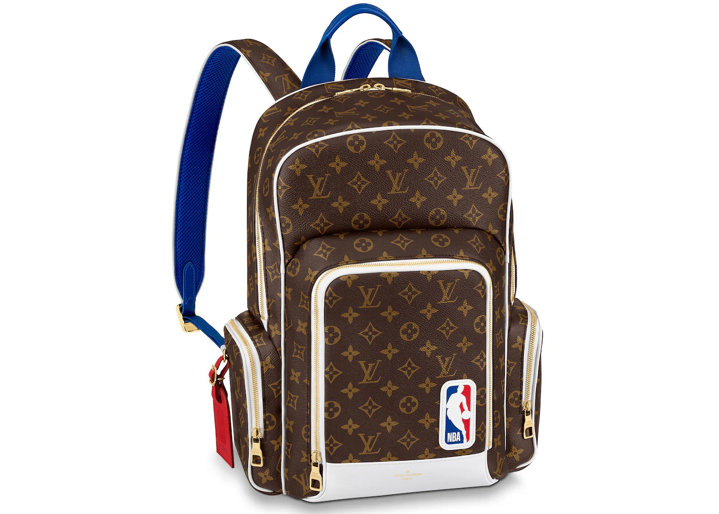 Louis Vuitton x NBA New Backpack Monogram in Coated Canvas with Gold ...