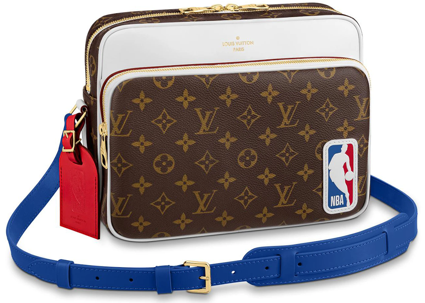 Louis Vuitton x NBA Nil Messenger Monogram in Coated Canvas with Gold-tone  - US