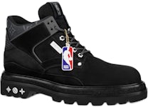LOUIS VUITTON X NBA OBERKAMPF ANKLE BOOTS BEIGE – ONE OF A KIND