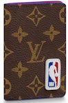 Louis Vuitton LV x NBA Basketball Bag Charm and Key Holder Metal with  Embossed Leather and Monogram Canvas Brown 95999202