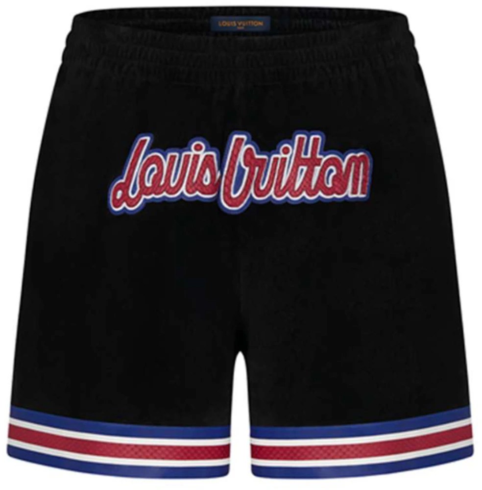Louis Vuitton x NBA Python Shorts BlackLouis Vuitton x NBA Python Shorts  Black - OFour