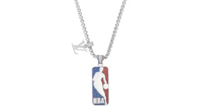 Louis Vuitton x NBA Strass Pendant Necklace Silver