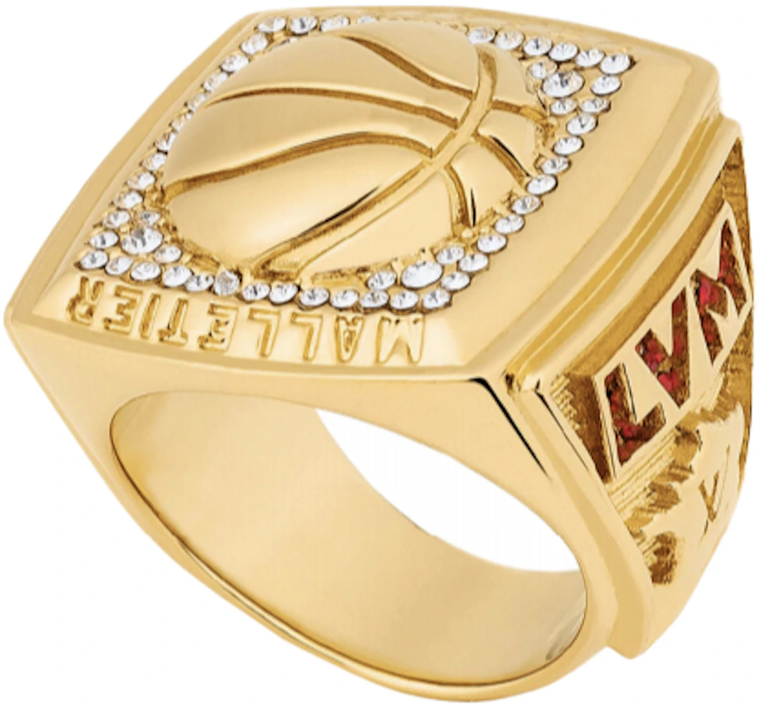 Louis Vuitton Signet LV Logo Ring - Size 10