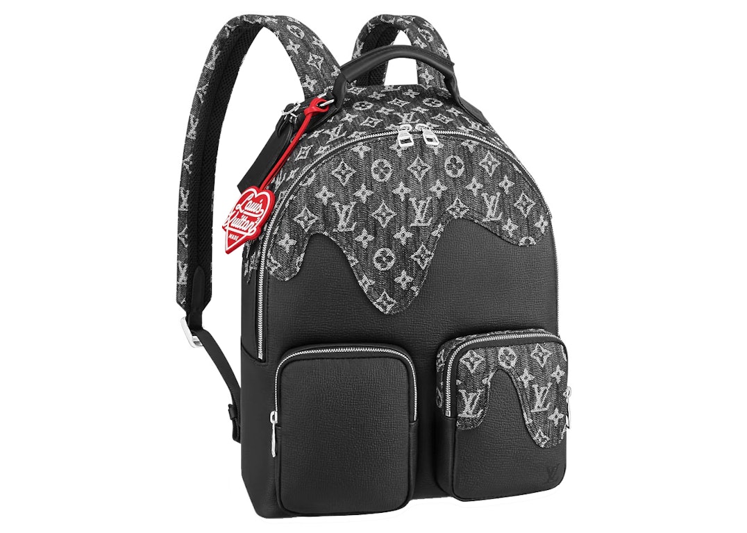 Pre-owned Louis Vuitton X Nigo Backpack Multipocket Monogram Black