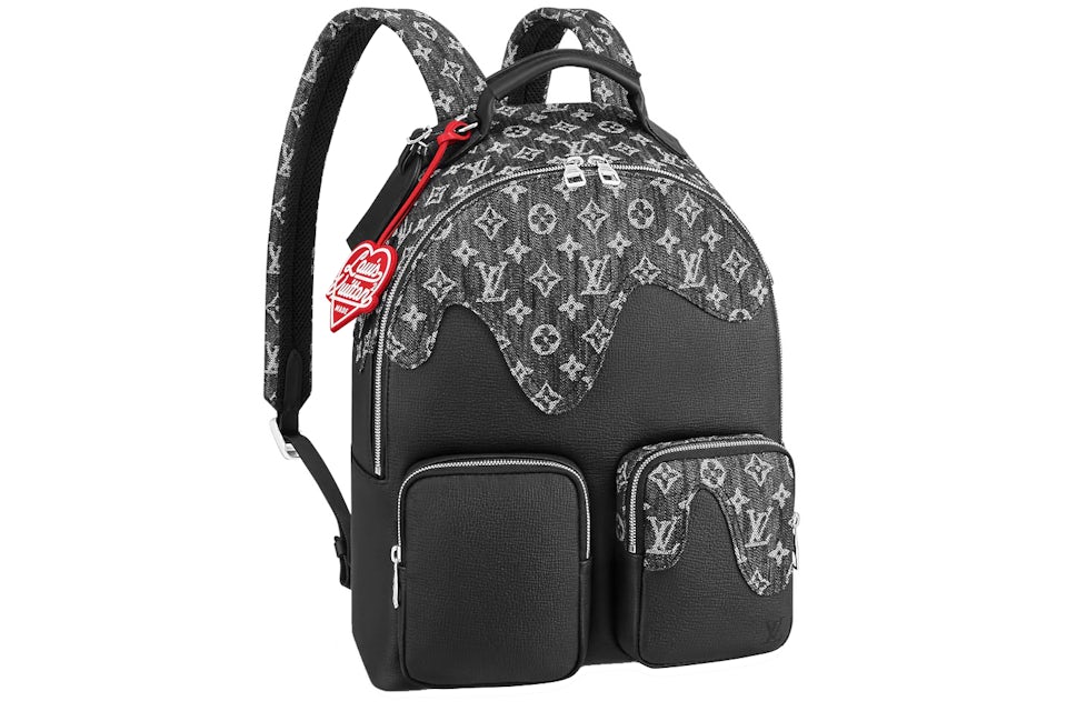 louis vuitton black backpack purse