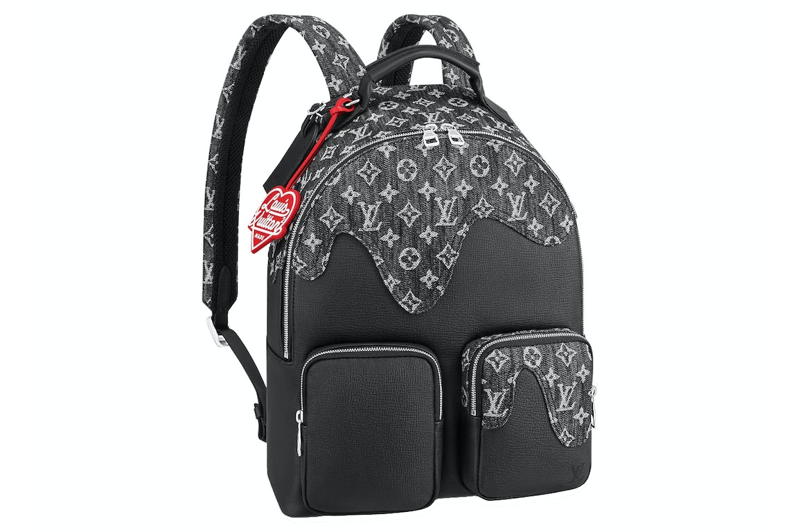 Pre-owned Louis Vuitton X Nigo Backpack Multipocket Monogram Black