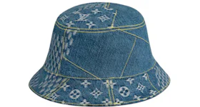 Louis Vuitton x Nigo Damier Geant Wave Monogram Hat Bleu