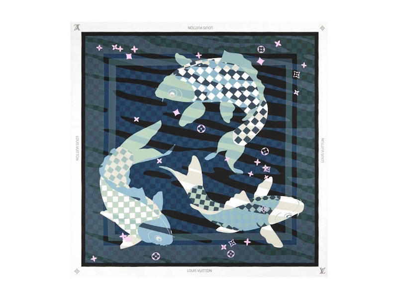 Louis Vuitton x Nigo Damier Koi Bandana Multicolor メンズ