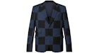 Louis Vuitton x Nigo Damier Suit Jacket Dark Ocean