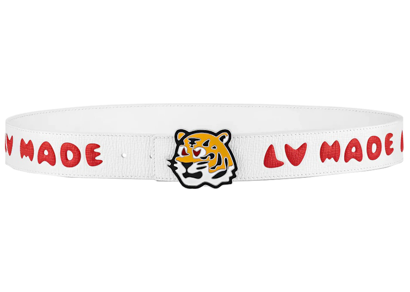 Louis Vuitton x Nigo Denim 40mm Reversible Belt White in Leather US