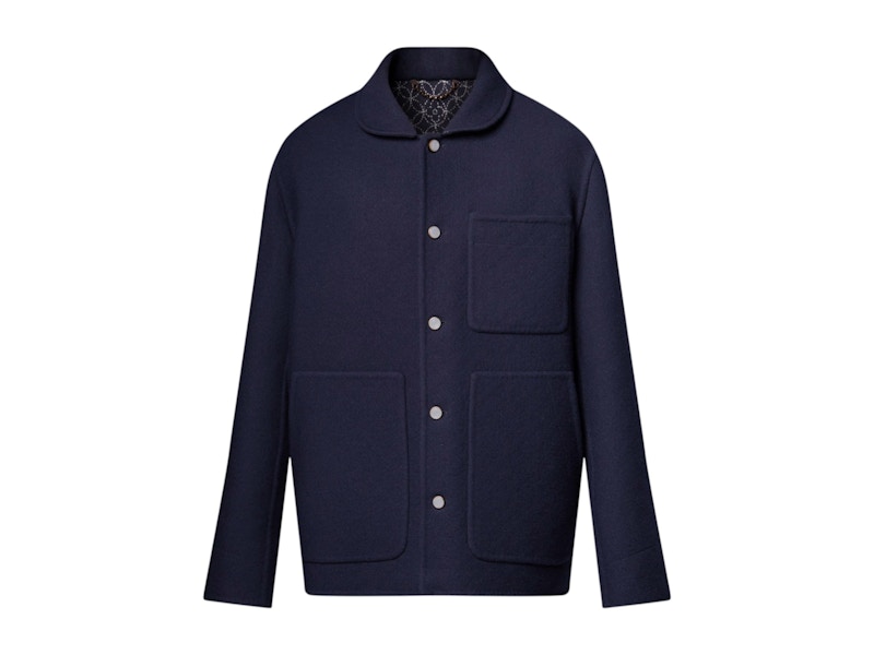 【NIGOコラボ】Louis Vuitton ワークウェアジャケット Louis Vuitton x Nigo Embellished Workwear Jacket Brown Men's
