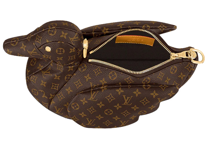 Louis Vuitton x Nigo Duck Bag Monogram Brown in Leather with Gold ...