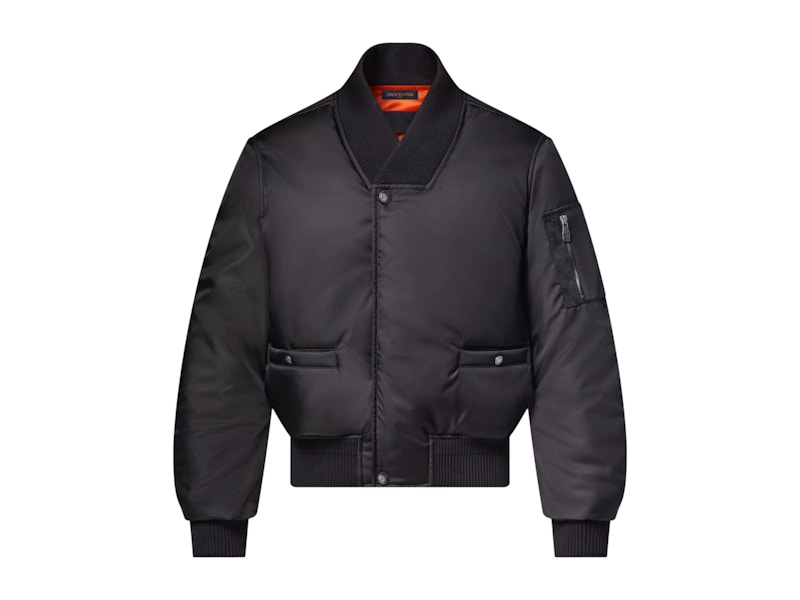 Pre-owned Louis Vuitton Men's X Nigo Flight Jacket In Black