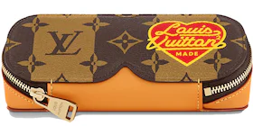 Louis Vuitton x Nigo GM Glasses Case Monogram Stripes Brown