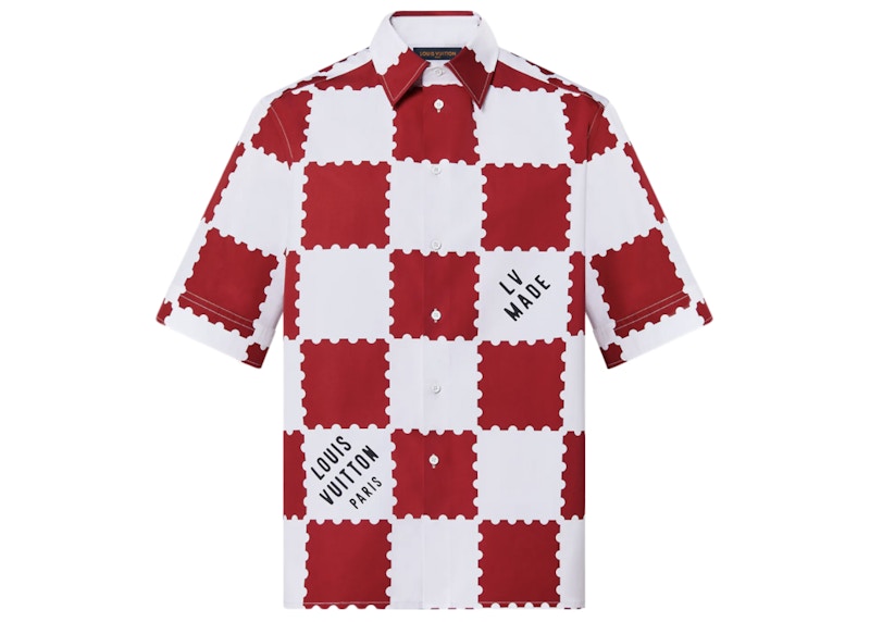 Louis Vuitton x Nigo Damier Monogram Waves Giant Damier Shirt  Le Cœur