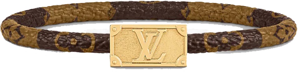 Louis Vuitton x Nigo Keep It Trunk Bracelet Monogram Brown in Canvas with  Gold-tone - US