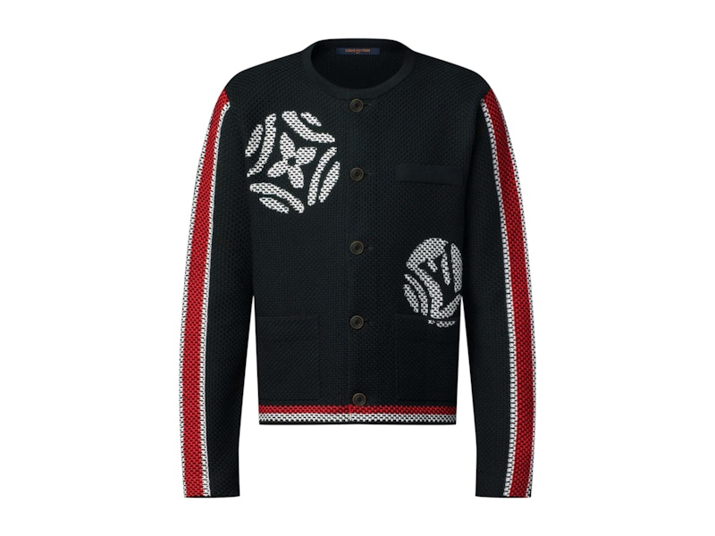 Louis Vuitton x Nigo Knitted Cotton Jacket Black Men's
