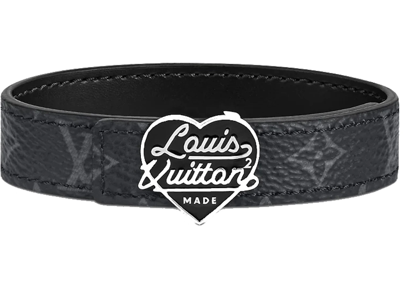 Louis Vuitton x Nigo LV Tiger 14mm Reversible Bracelet Brown in  Leather/Silver - US