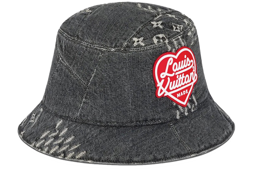 Louis Vuitton X Nigo Lv Made Bucket Hat Black In Cotton Louis Vuitton X Nigo Lv Made Bucket Hat Black In Cotton