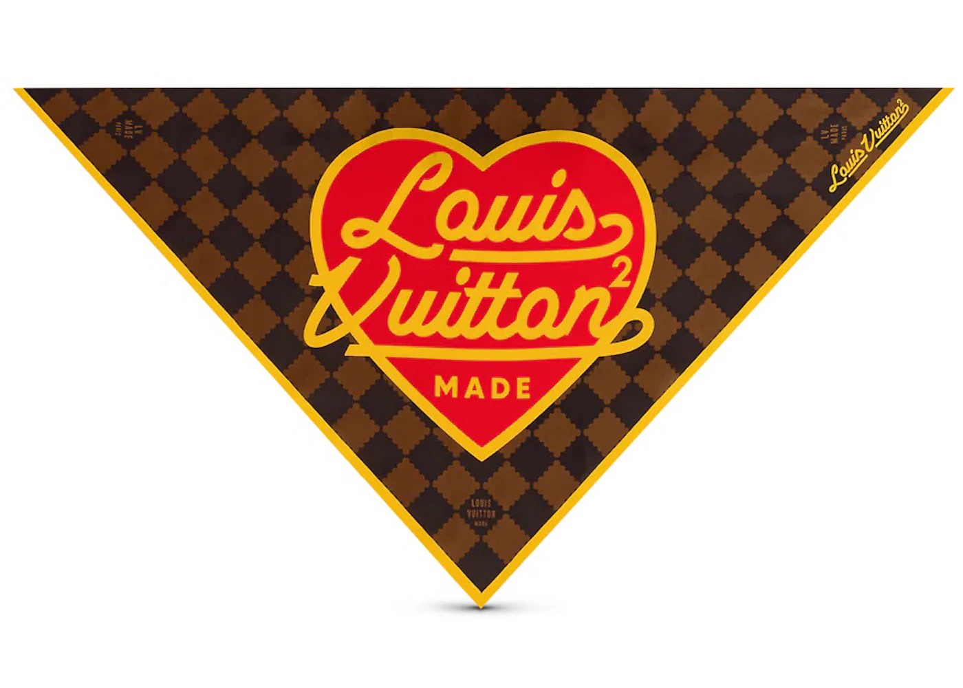 Louis Vuitton x Nigo LV Made Mask Cover Brown