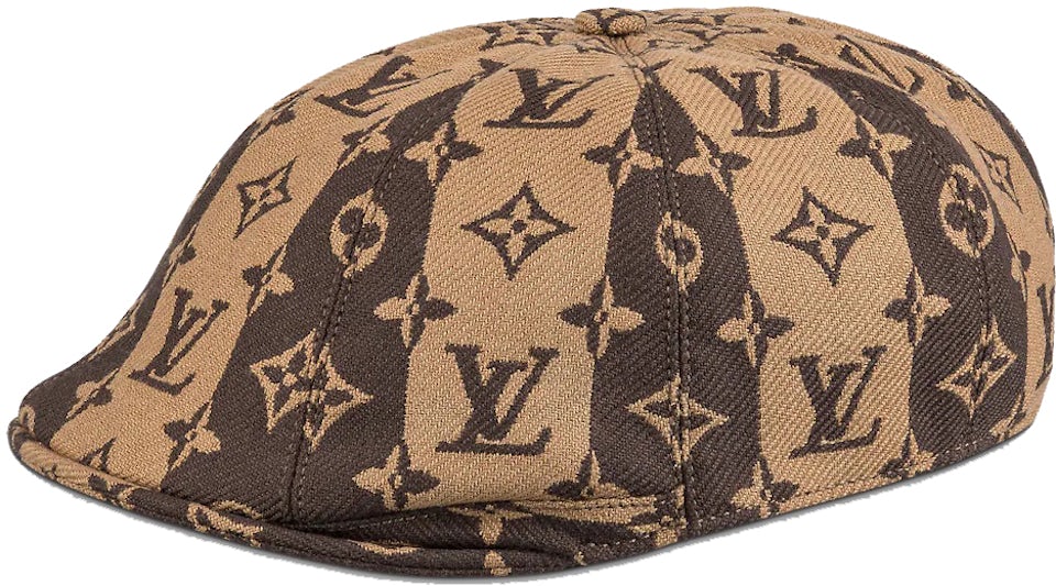 Louis Vuitton x Nigo LV Made Stripe Flat Cap Brown