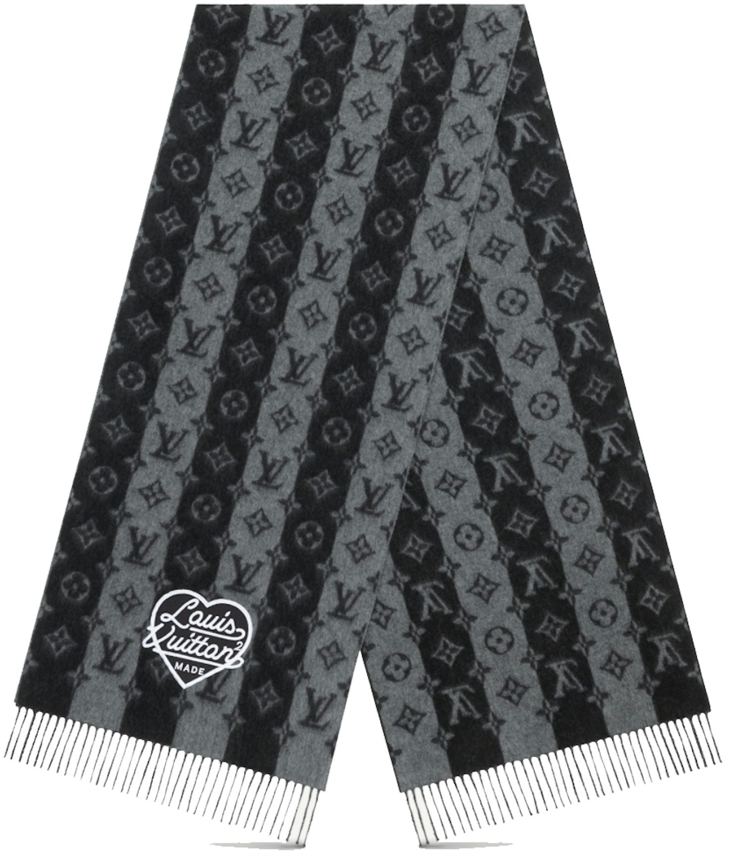 Louis Vuitton x Nigo LV Made Stripe Scarf Grey Men's - FW21 - US
