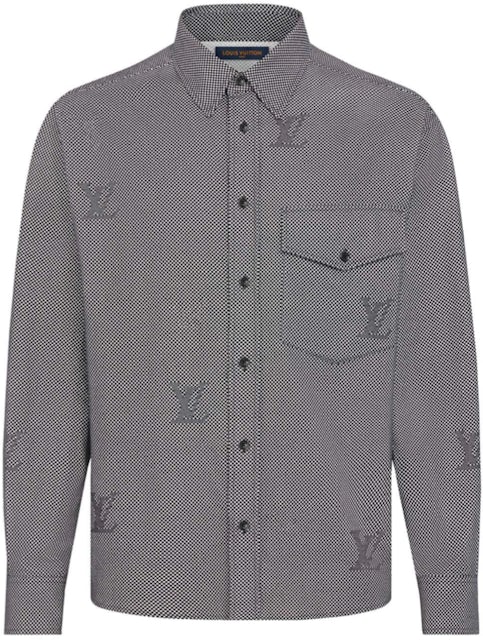 Louis Vuitton x Nigo Micro Damier & LV Flannel Shirt Noir Men's