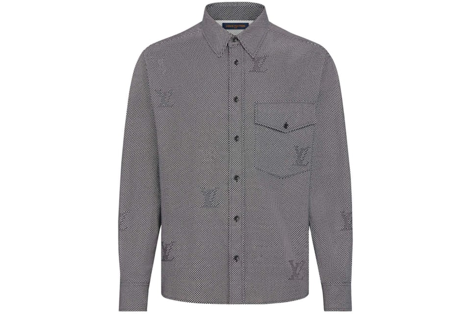 Louis Vuitton x Nigo Micro Damier & LV Flannel Shirt Noir Men's