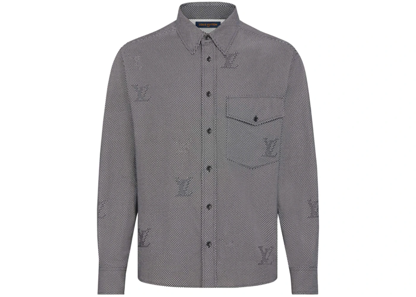 Louis Vuitton x Nigo Micro Damier & LV Flannel Shirt Noir - SS20