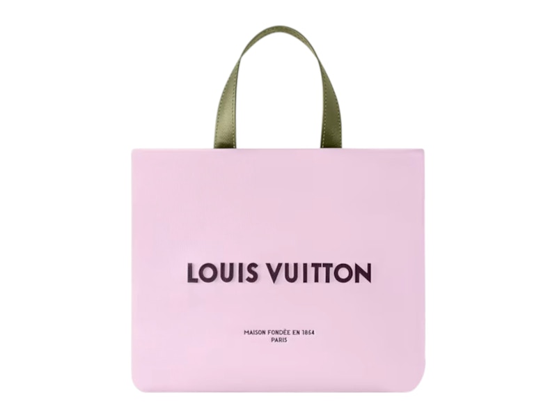 Louis Vuitton x Nigo Mini Shopper Tote Pink in Leather with