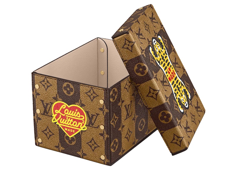 Louis Vuitton x Nigo Monogram Box Brown in Coated Canvas with Gold