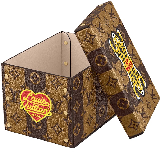 Louis Vuitton x Nigo Monogram Box Brown in Coated Canvas with Gold