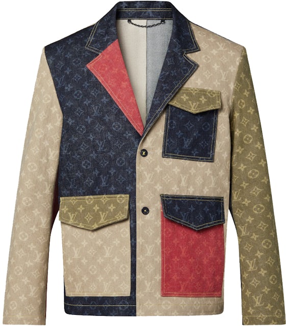 Louis Vuitton Monogram Workwear Denim Jacket, White, 60