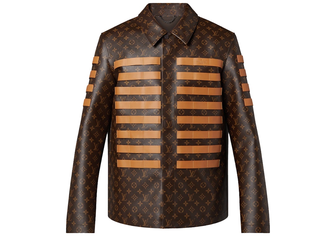 Pre-owned Louis Vuitton X Nigo Monogram Lv Toile Military Jacket Dark Brown