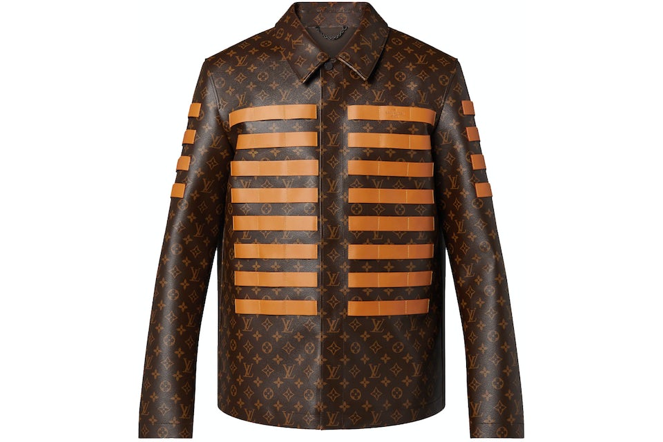 vuitton leather jacket mens