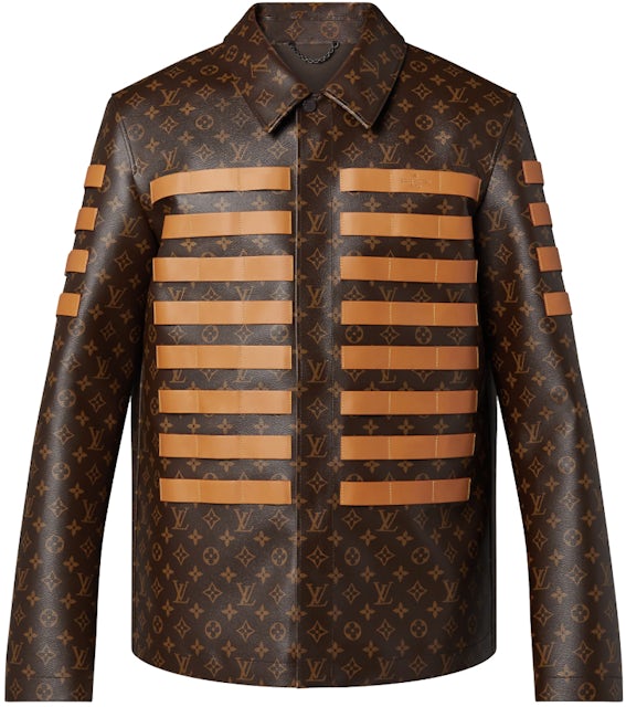 Brand New One Of 4 LOUIS VUITTON X Virgil Abloh Damier Leather Jacket