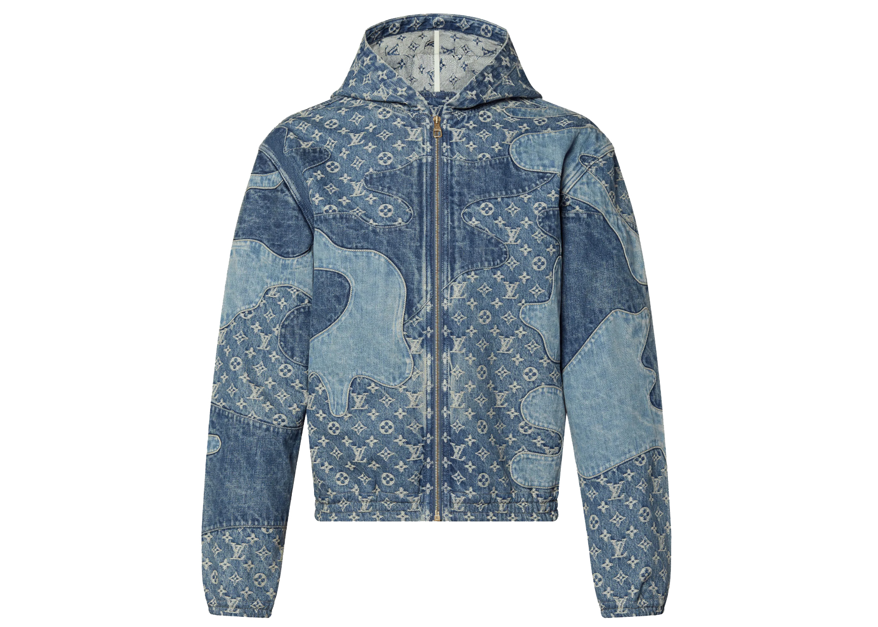 Louis Vuitton  Jackets  Coats  Louis Vuitton X Nba Zipthrough  Hoodiedenim Blue  Poshmark