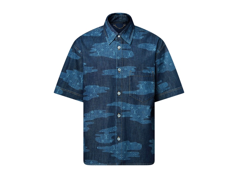 Louis Vuitton x Nigo Monogram Short-Sleeved Chambray Shirt