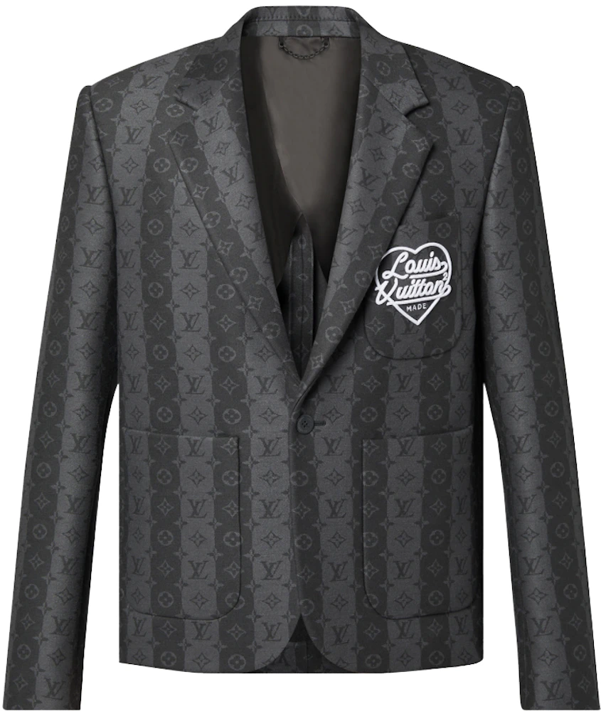 Louis Vuitton x Nigo Monogram Trunkstripes Kimono Jacket Indigo Men's -  FW21 - US