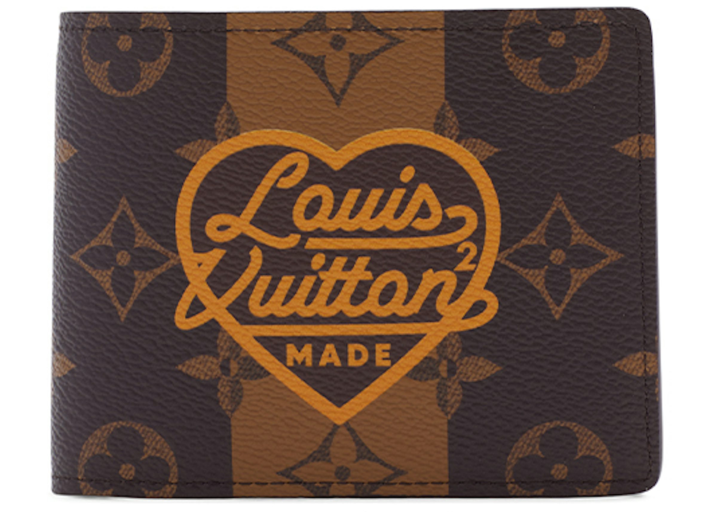 Louis Vuitton Virgil Abloh NIGO Brown Monogram Striped Coated