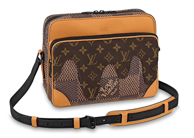 Louis Vuitton x Nigo Nil Messenger Damier Ebene Giant Brown in Coated  Canvas with Black-tone - US