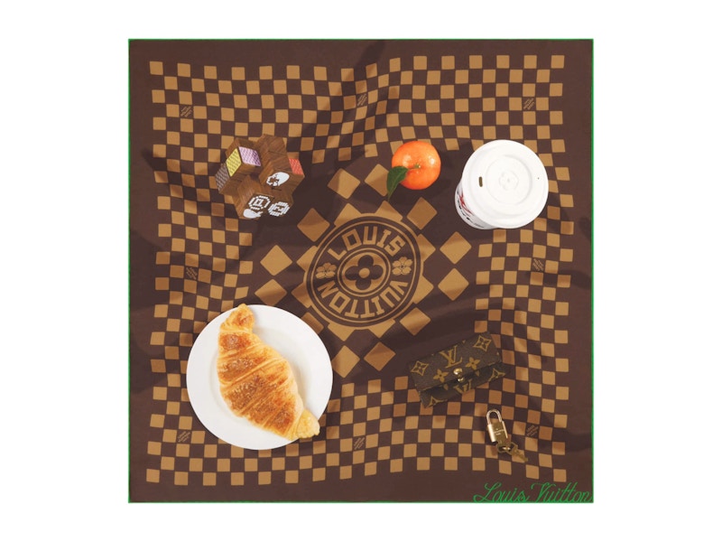 彩り☆Louis Vuitton☆バンダナ・パリジャン ブレックファースト Louis Vuitton x Nigo Parisian Breakfast Bandana Multicolor